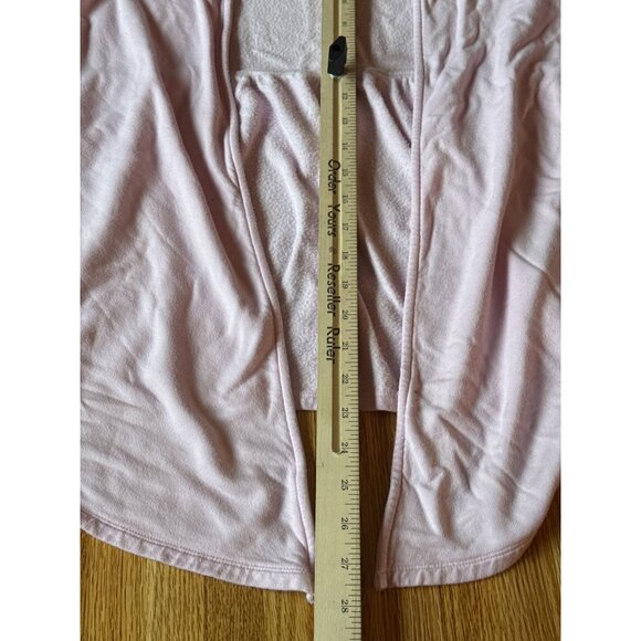 Torrid Super Soft Fleece Open-Front Cardigan With Long Sleeves - Light Pink - Si - Picture 4 of 7